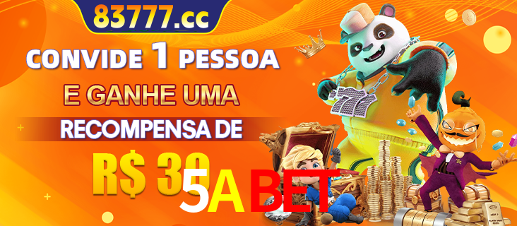 Banner institucional da 5ABET sobre parceria de marcas e criação de uma marca de excelência, apresentando os mascotes de jogos populares como o Fortune Tiger.